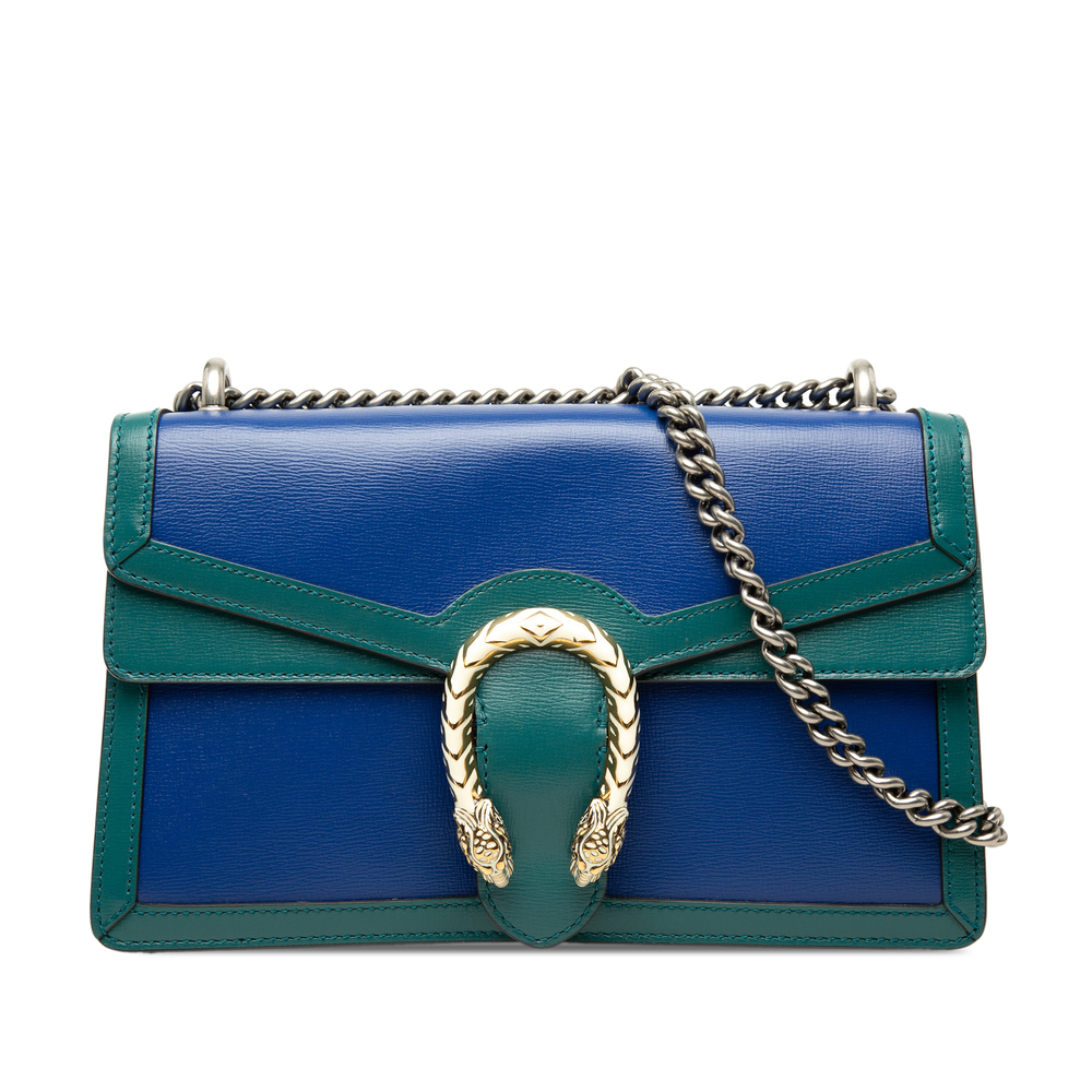 Pre-Loved Gucci Medium Bicolor Leather Dionysus Shoulder Bag